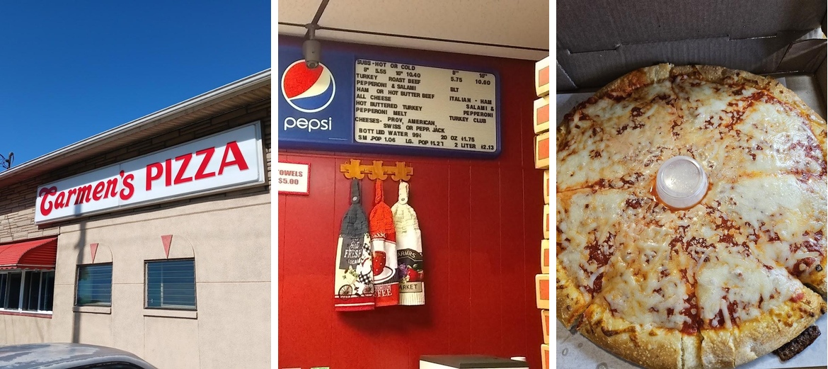 Carmen's Pizza Menu